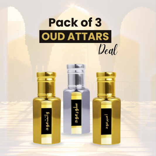 Pack Of 3 Attars Deal (Oud)