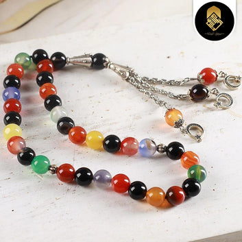 Premium Chain Multi Colour Tasbeeh